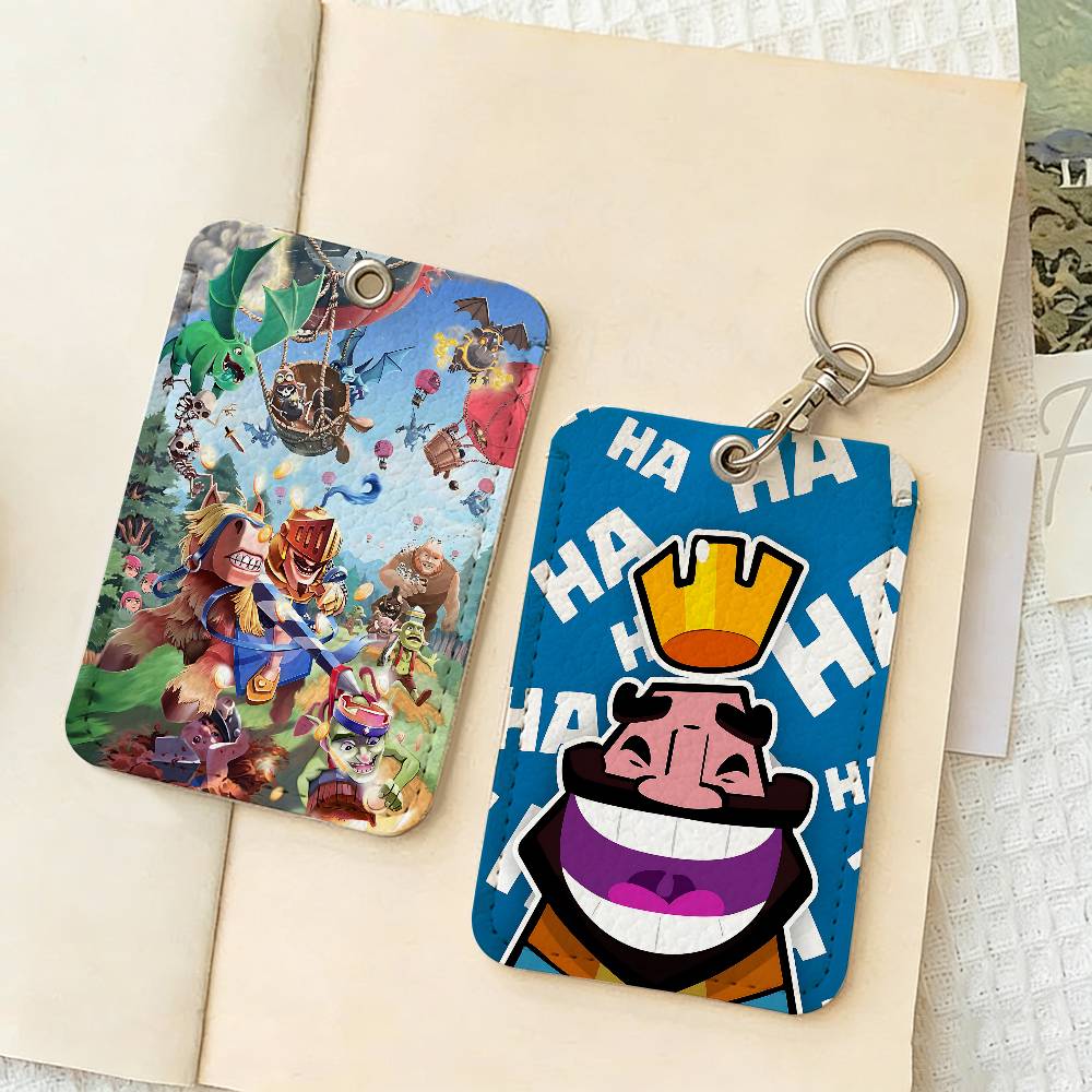 Card Index Box - เกม C-Clash Royales ที่ใส่บัตรหนัง PU 1