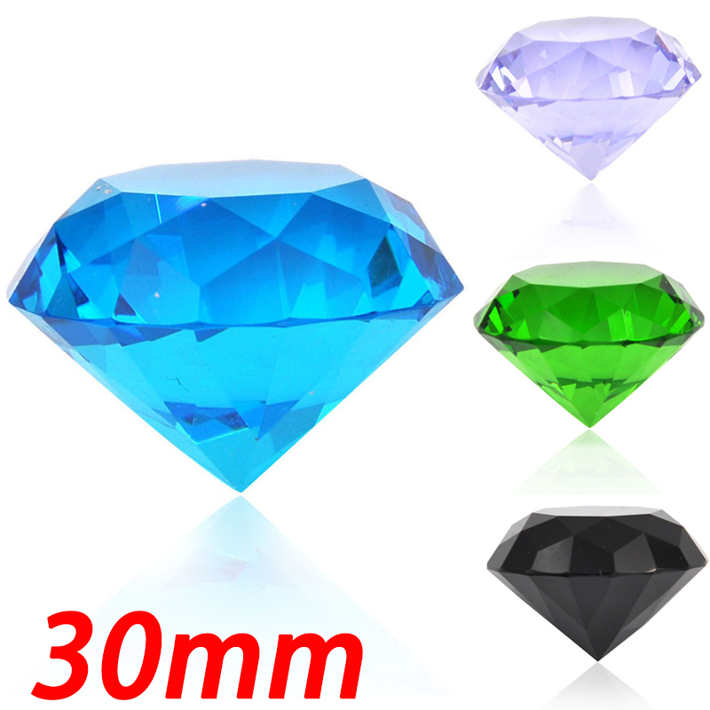 Paper Weight Crystal - 1PCS Paperweight แก้วคริสตัลเพชรรูปร่าง Paperweights Facet Jewel