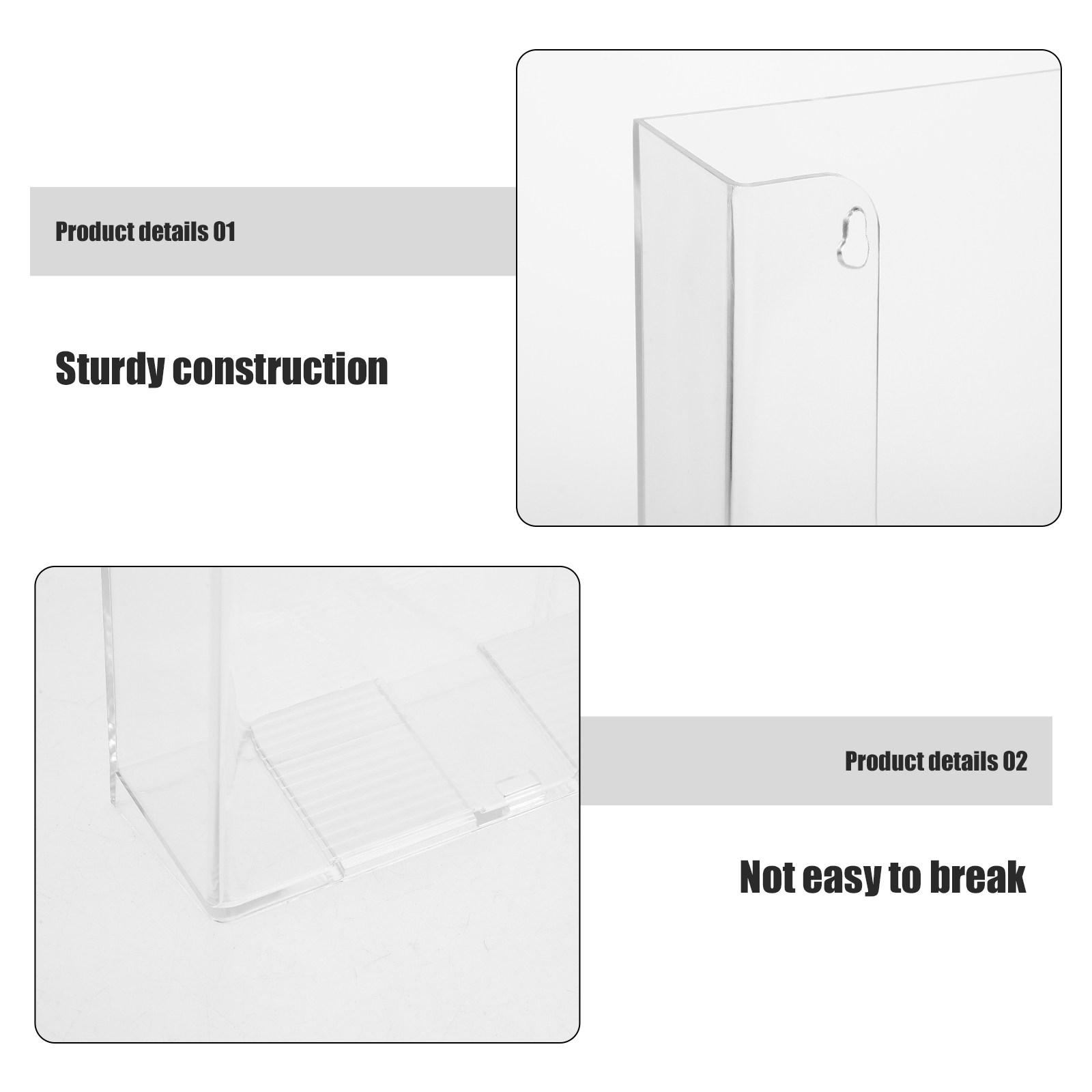 ที่เก็บเอกสารอะคริลิกใสติดผนัง - Magazine Holder Rack บทวิจารณ์และราคา