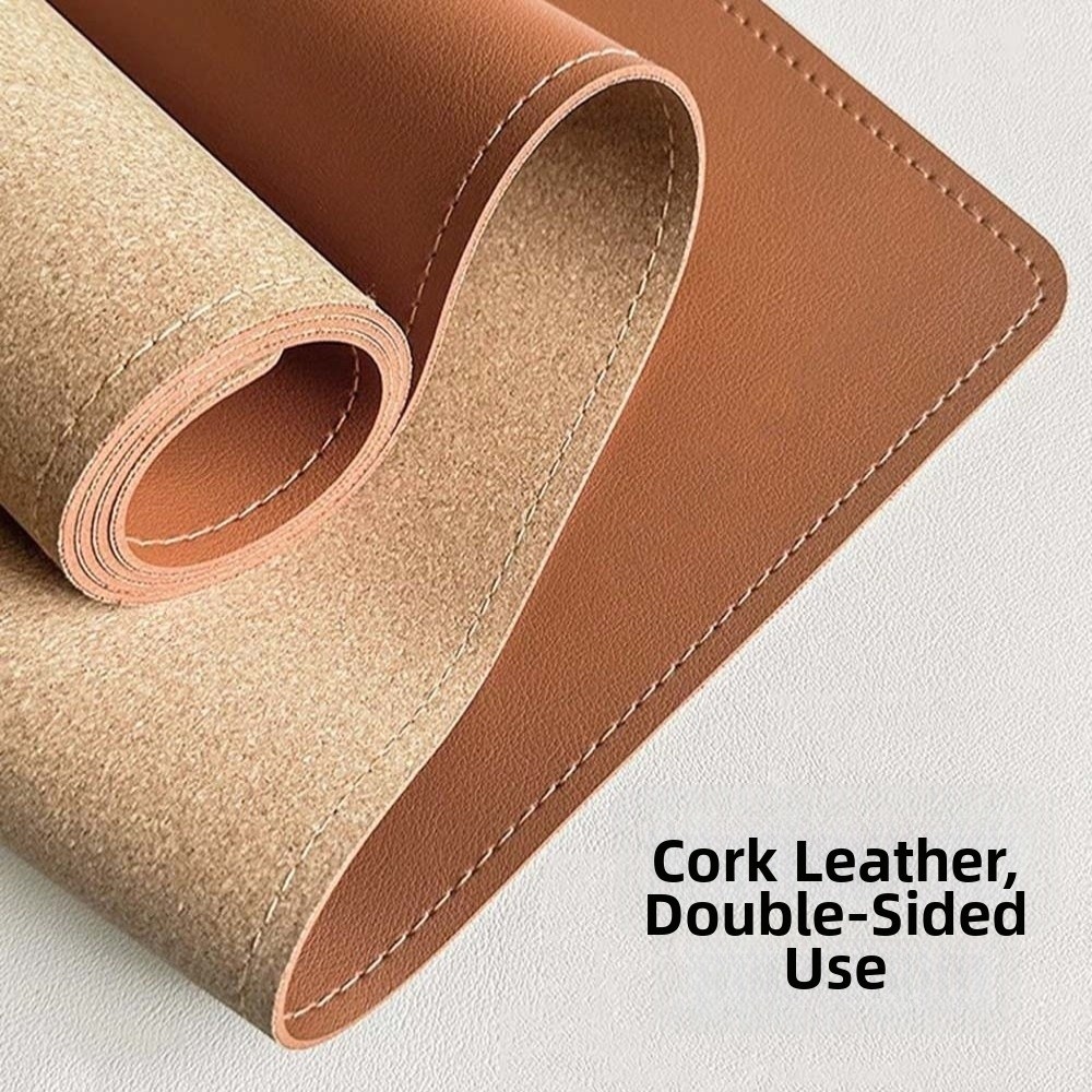แผ่นรองเขียนหนังกันน้ำสำหรับโต - Leather Desk Pad บทวิจารณ์และราคา