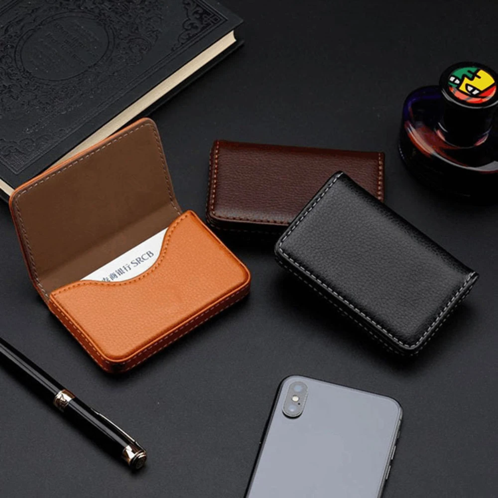 กระเป๋าใส่บัตรเครดิตหนัง PU แบ - Index Card Holder บทวิจารณ์และราคา