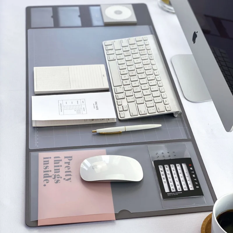 แผ่นรองเมมโมแบบพกพา แผ่นรองเมา - Leather Desk Pad บทวิจารณ์และราคา