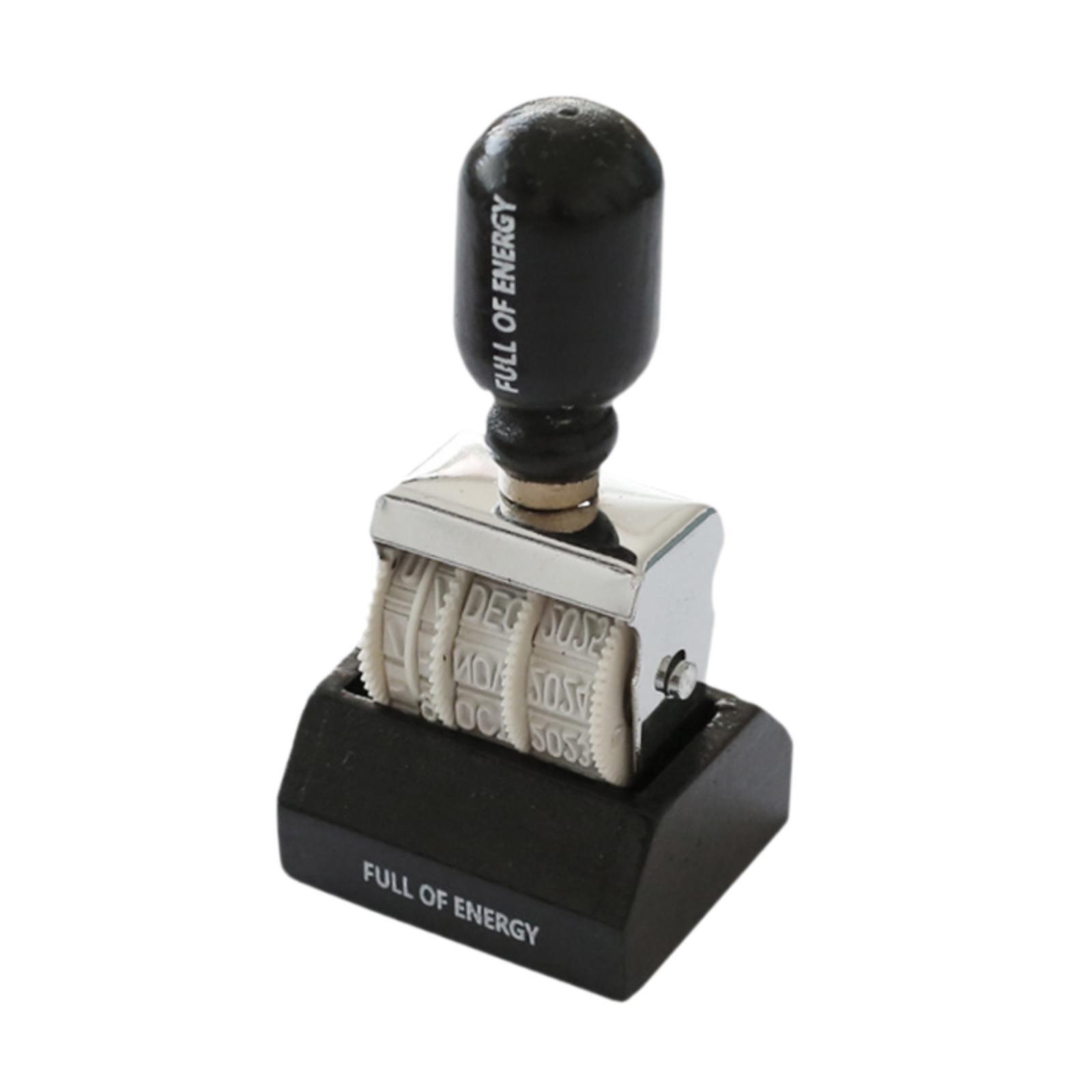 ลูกกลิ้งประทับวันที่ 4 ชิ้น แข - Rubber Date Stamp บทวิจารณ์และราคา