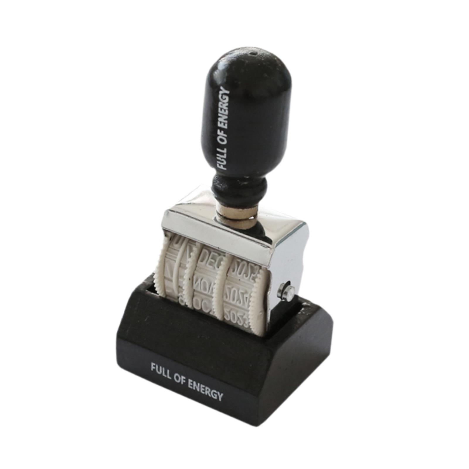 ลูกกลิ้งประทับวันที่ 4 ชิ้น แข - Rubber Date Stamp บทวิจารณ์และราคา