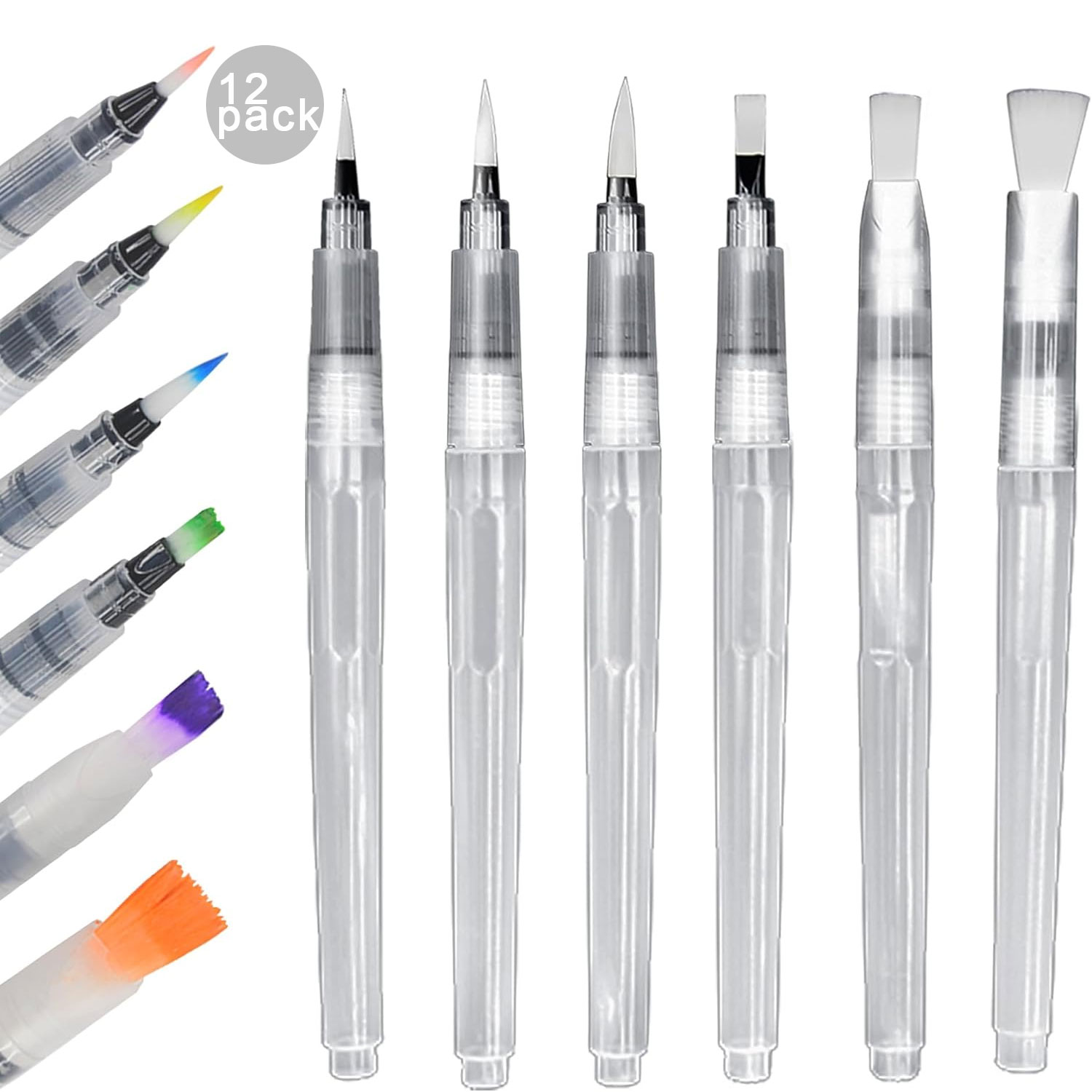ปากกาพู่กันสีน้ำ 6/12/18 ชิ้น  - Correction Pen Fine บทวิจารณ์และราคา