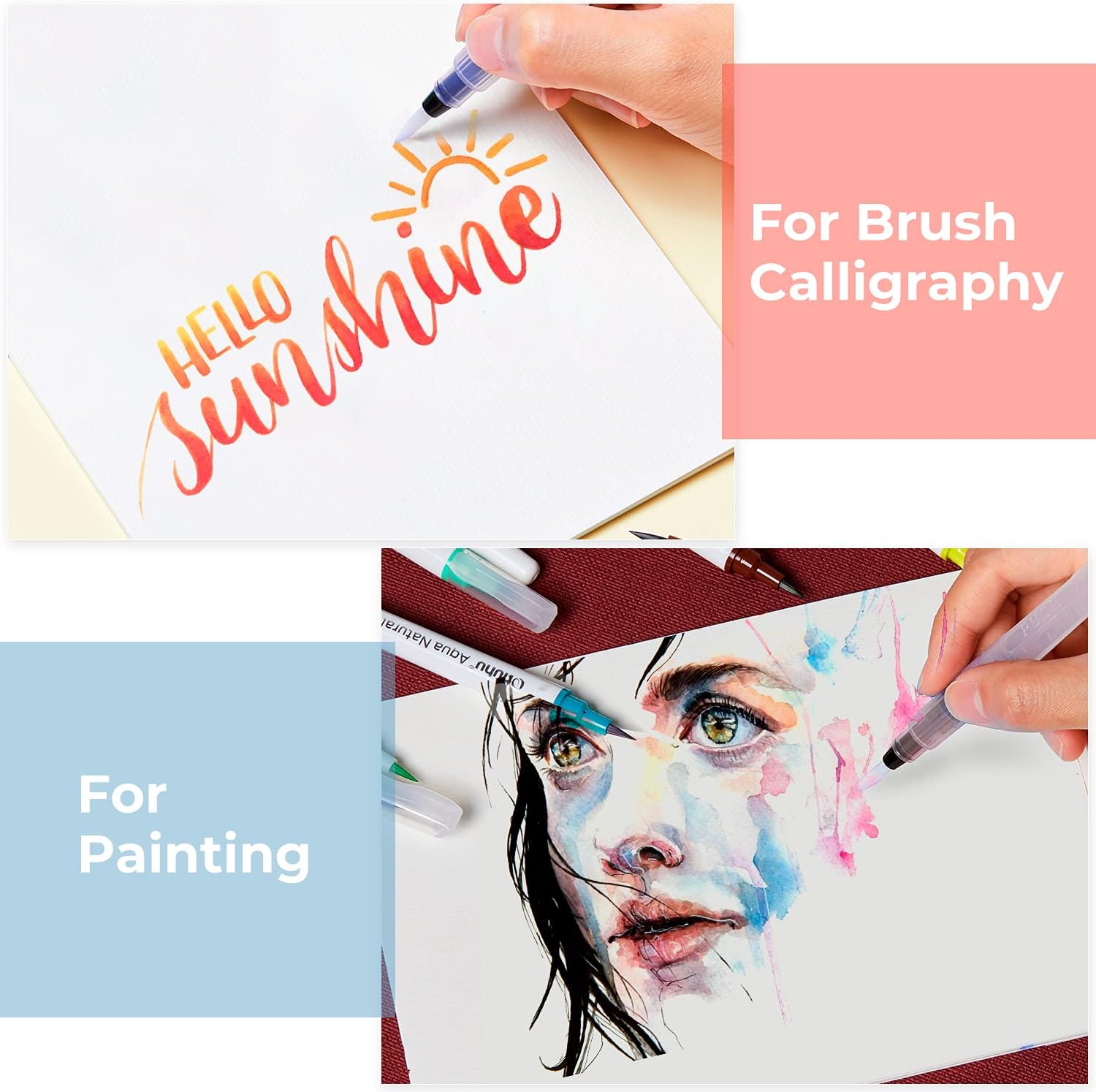 ปากกาพู่กันสีน้ำ 6/12/18 ชิ้น  - Correction Pen Fine บทวิจารณ์และราคา