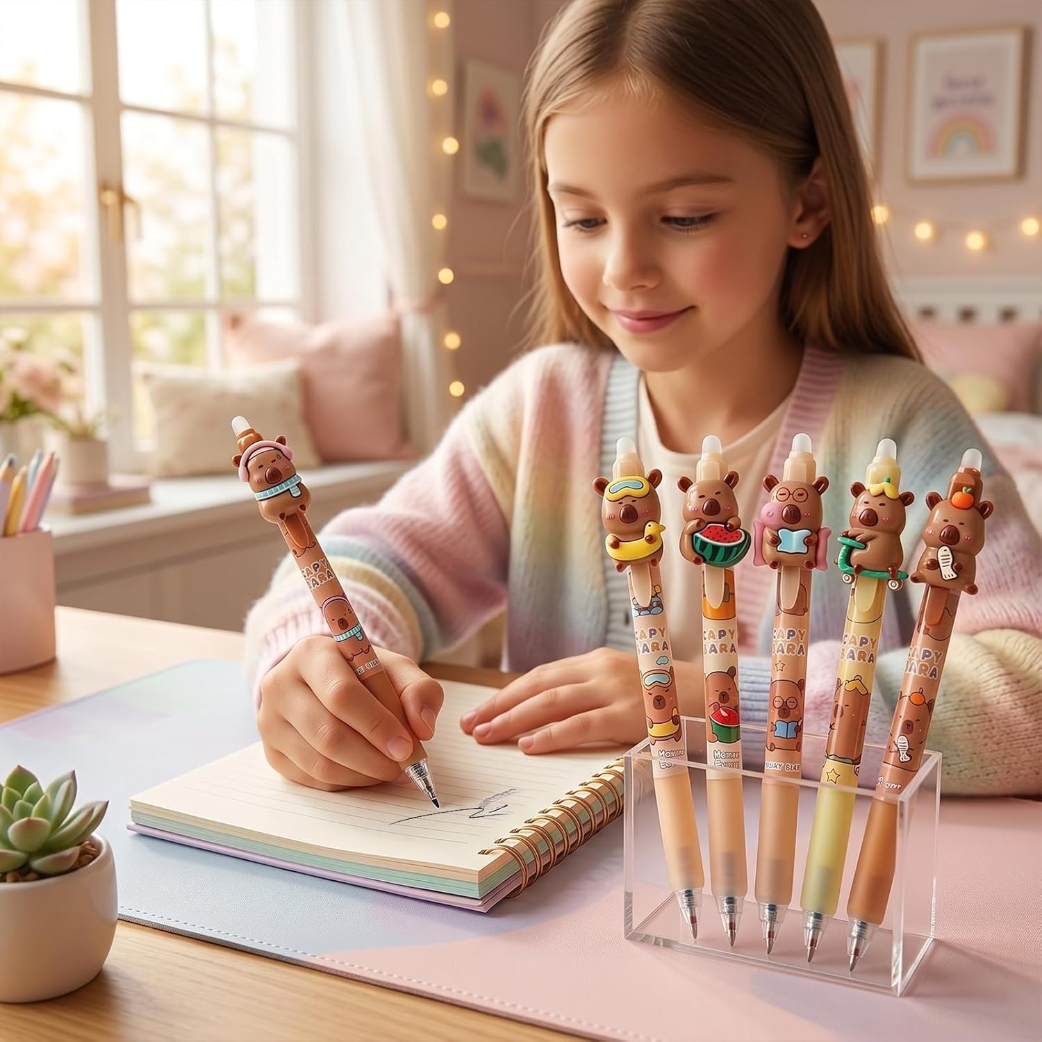 ปากกาลบได้ลายคาปิบาร่าน่ารัก ข - Correction Pen Fine บทวิจารณ์และราคา