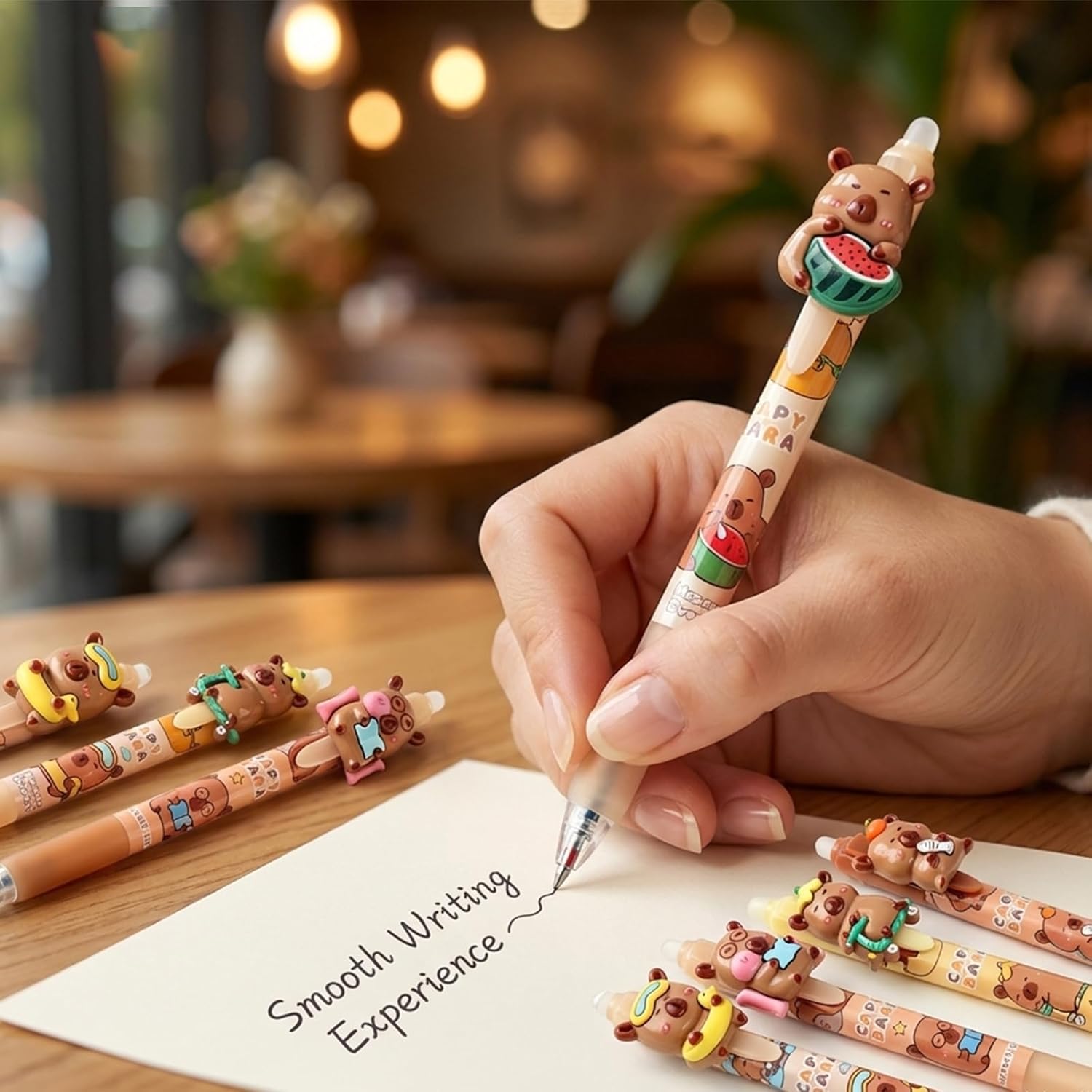 ปากกาลบได้ลายคาปิบาร่าน่ารัก ข - Correction Pen Fine บทวิจารณ์และราคา