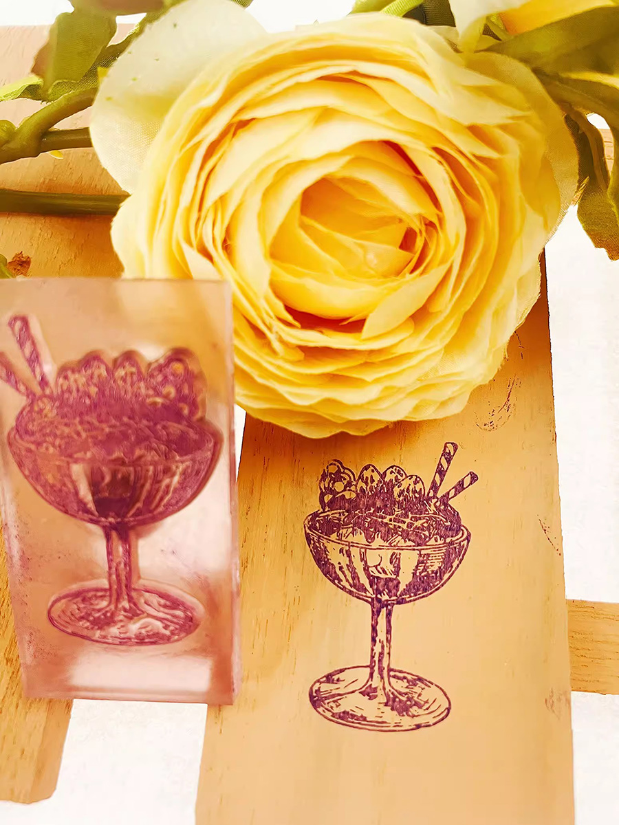 ตราประทับยาง DIY แสตมป์อะคริลิ - Rubber Date Stamp บทวิจารณ์และราคา